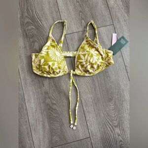 Wild fable Green Floral Bikini Top